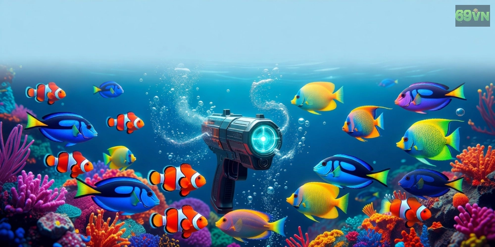 Khám phá đại dương ảo với súng bắn cá hiện đại và phần thưởng hấp dẫn trong game Ocean Hunter 69VN