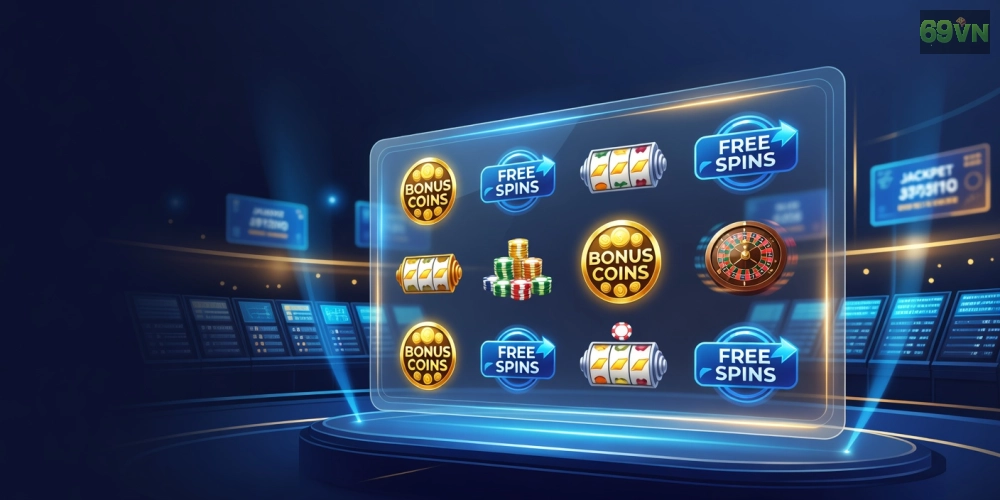 Hình minh họa khái niệm game khuyến mãi 69vn với các ưu đãi hấp dẫn và giao diện thân thiện.