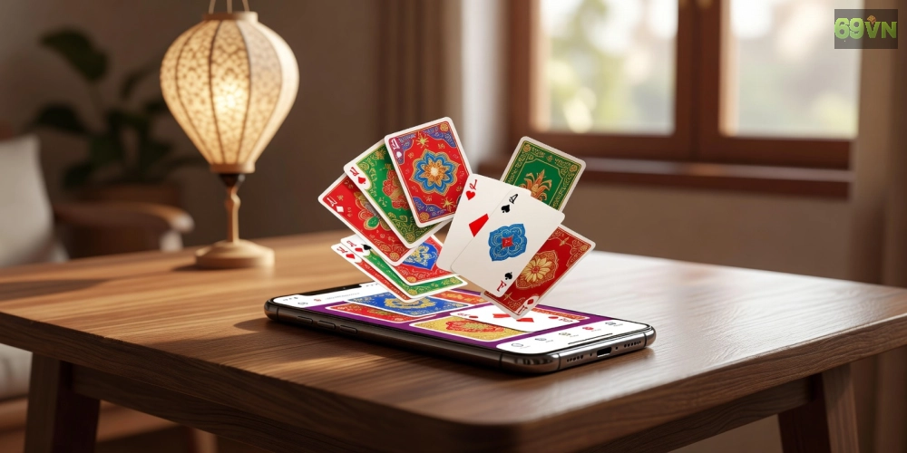 Hình ảnh minh họa khái niệm tải game bài 69vn uy tín và an toàn cho người chơi Việt Nam